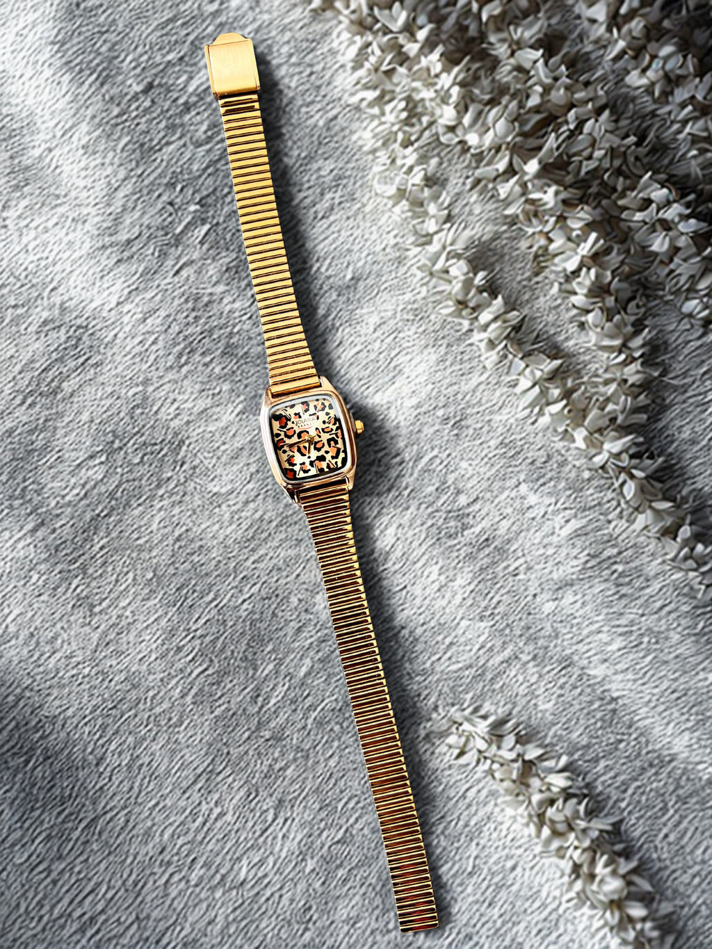 Vintage Golden Leopard Watch  Classic Chic Edition