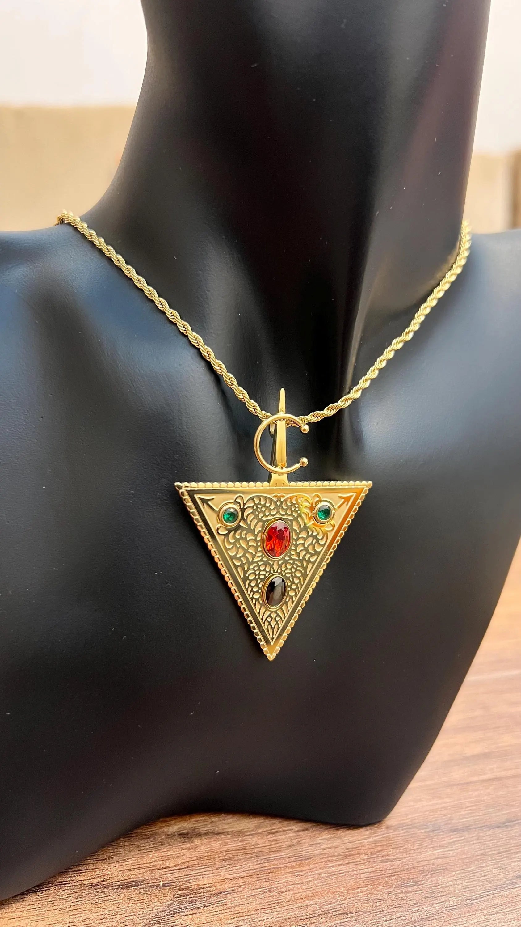 Collier Amazigh berbère marocain vintage timizghin Motif