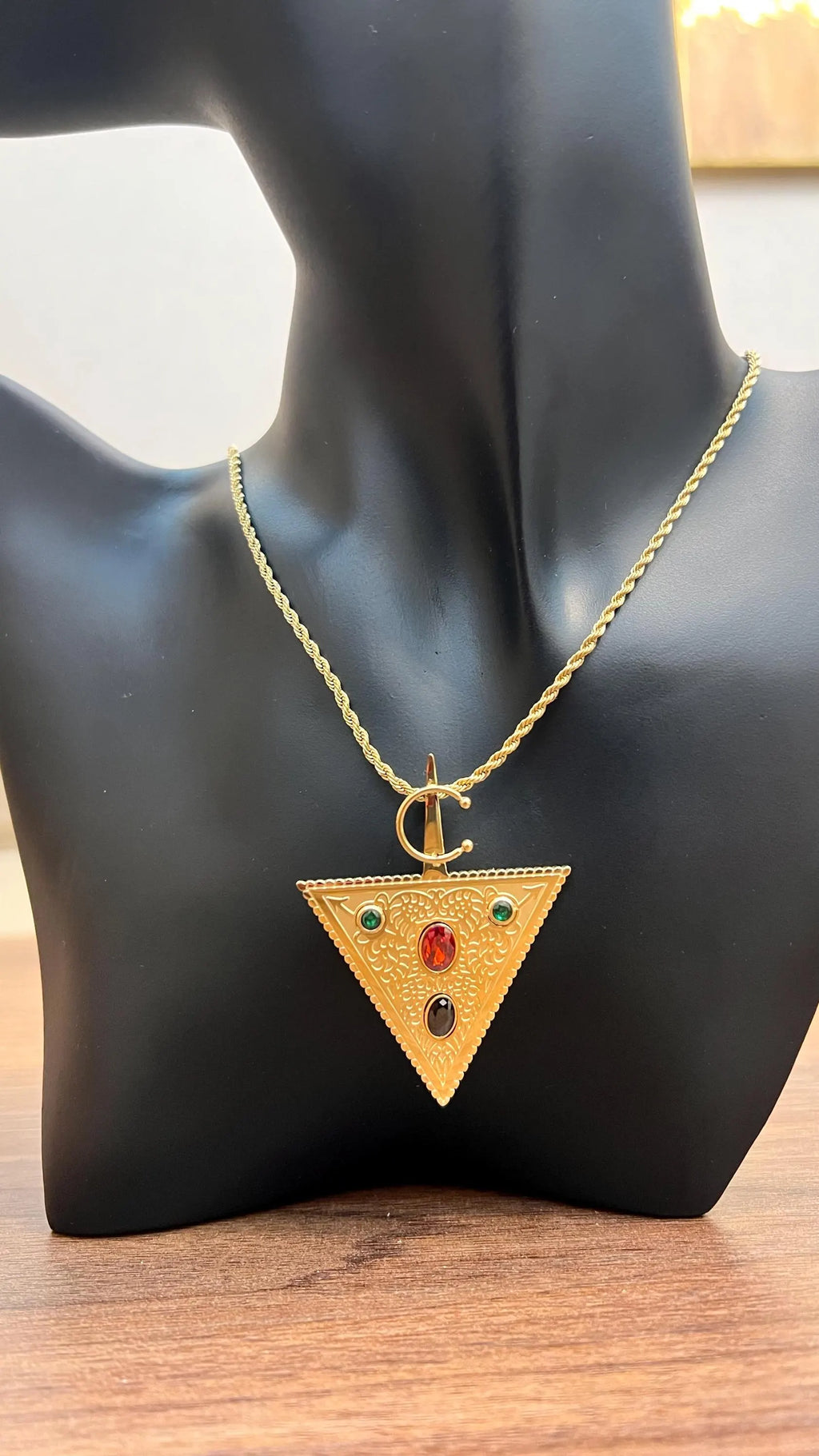 Collier Amazigh berbère marocain vintage timizghin Motif