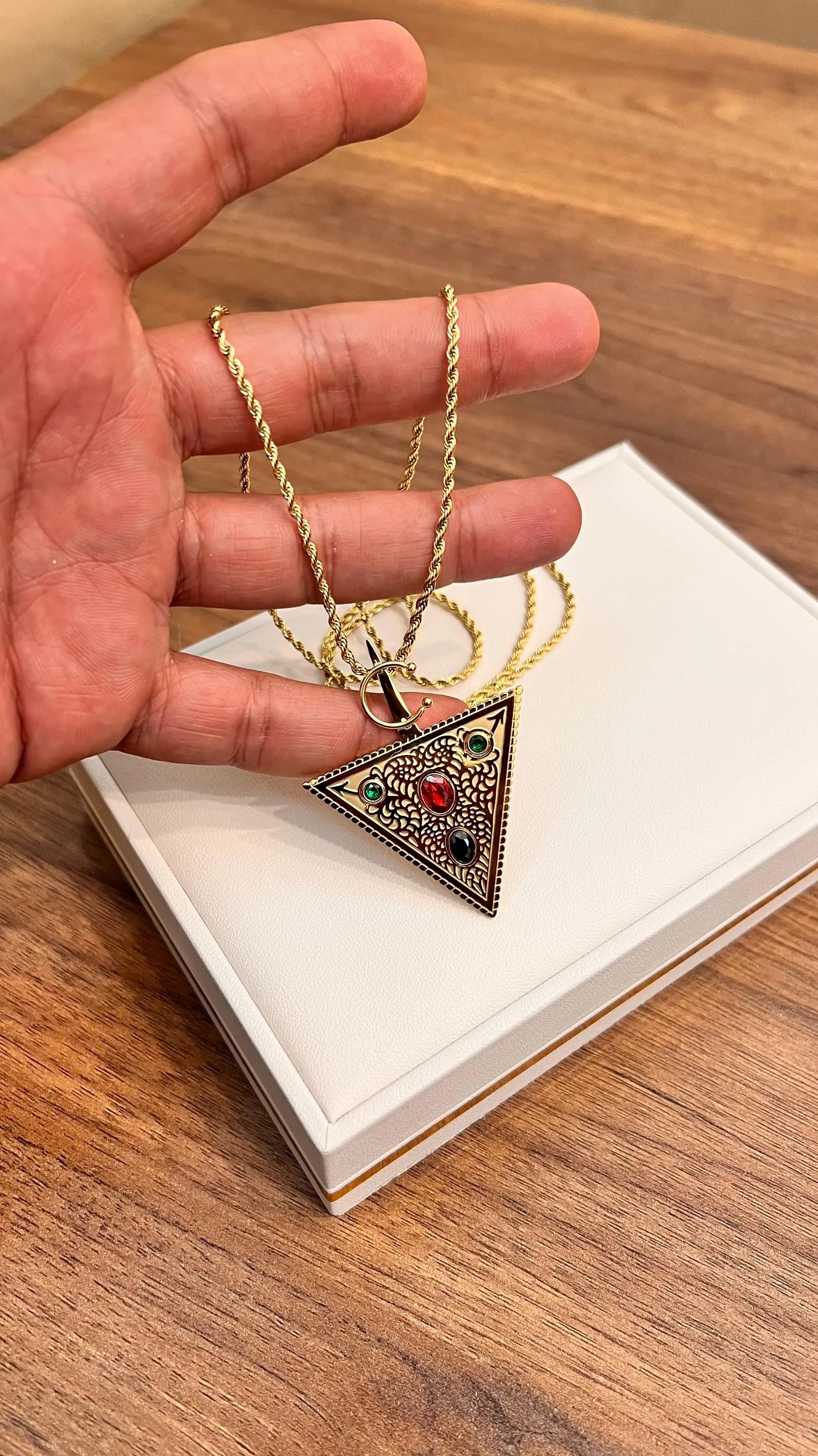 Collier Amazigh berbère marocain vintage timizghin Motif