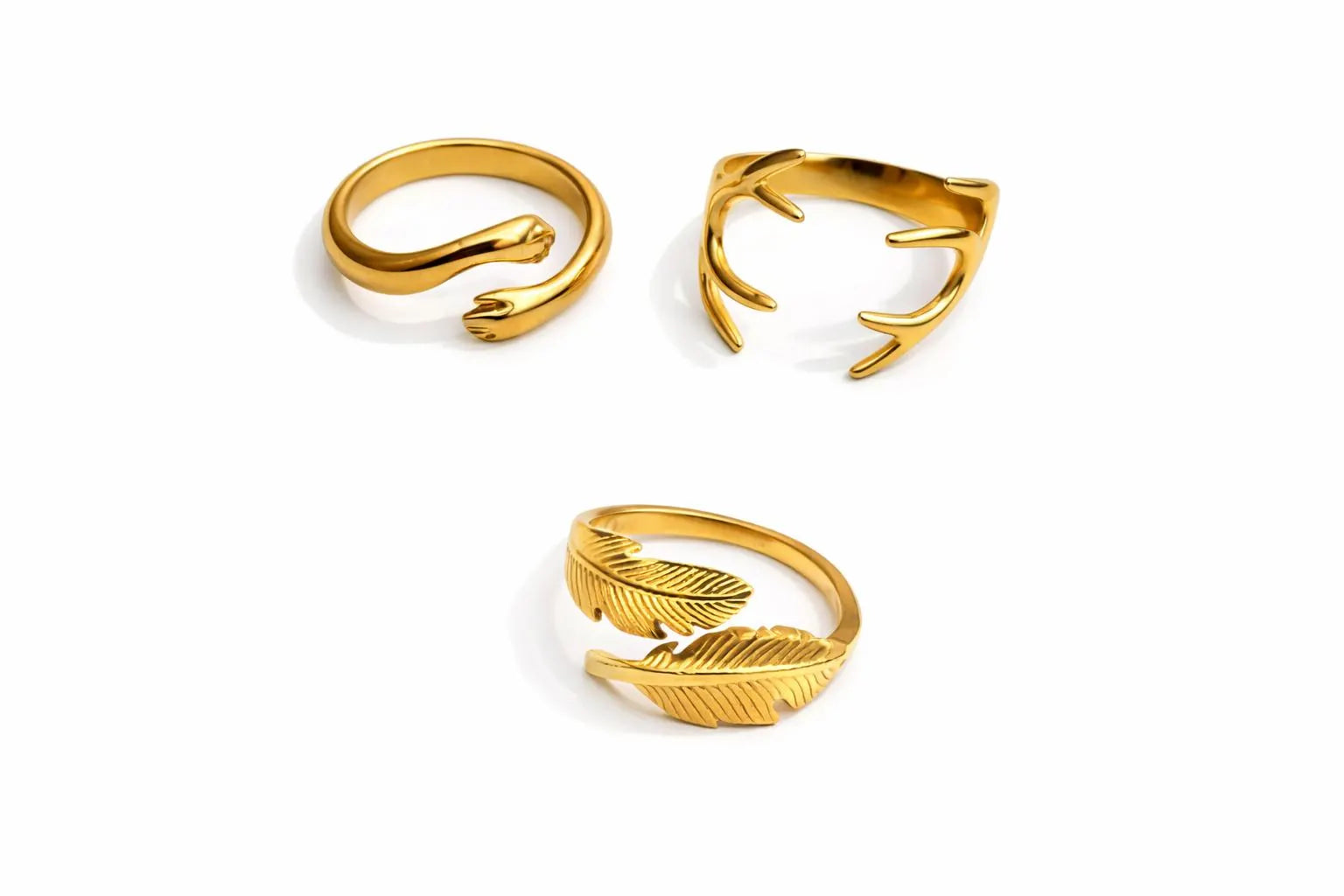 Bague Ajustable en Or Bague ouverte Style bohème Accessoires mains