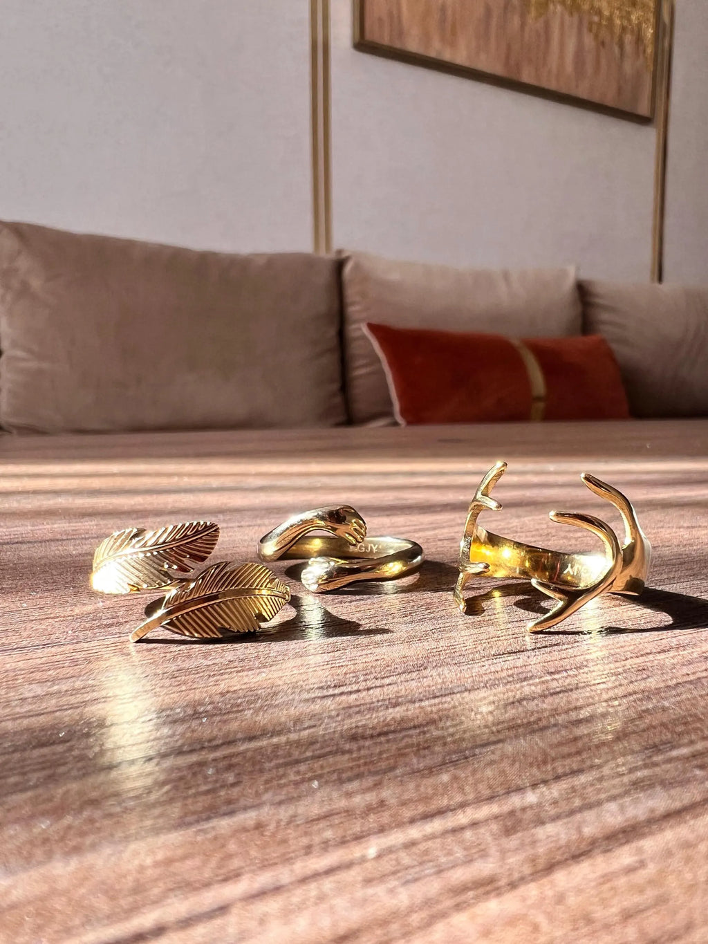 Bague Ajustable en Or Bague ouverte Style bohème Accessoires mains