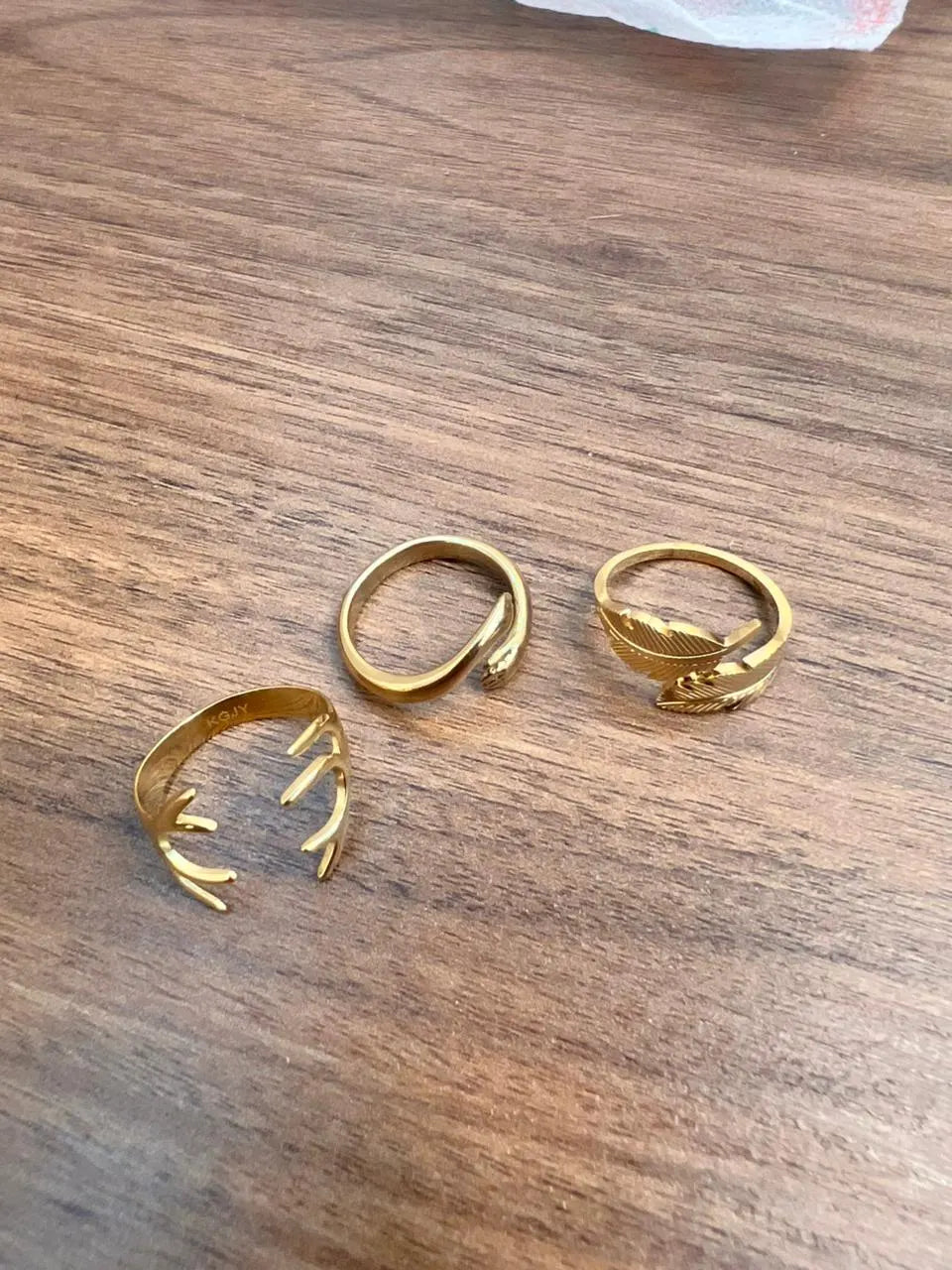 Bague Ajustable en Or Bague ouverte Style bohème Accessoires mains